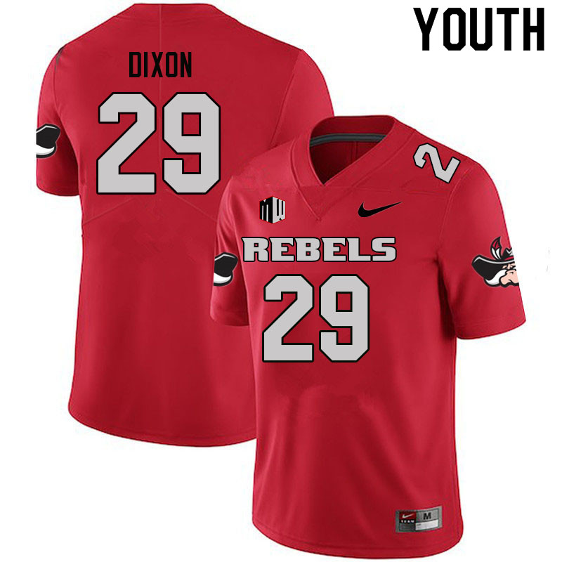 Youth #29 Donyai Dixon UNLV Rebels College Football Jerseys Sale-Scarlet